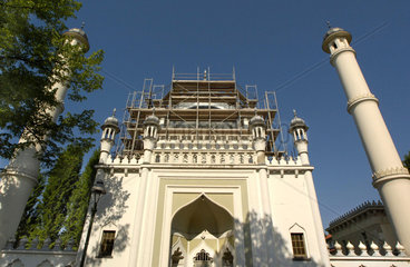 Aussenaufnahmen der Islamischen Moschee der Ahmadiya-Gemeinde Berlin-Wilmersdorf