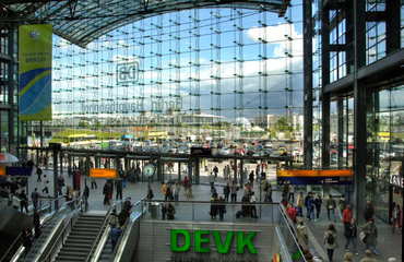 Bauzustand neuer Berliner Hauptbahnhof  ehem. Lehrter Stadtbahnhof