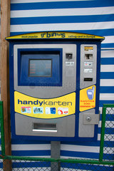 Berlin - Handykarten Automaten