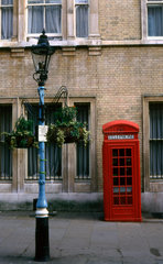 Londoner Rote Telefonzelle