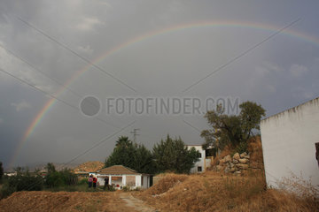 Regenbogen in Andalusien