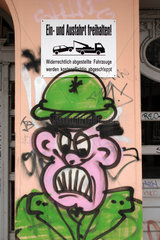 Berlin - Polizei Graffiti