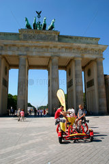 bike taxi am Brandenburger Tor