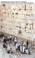 Jerusalem - Orthodoxe Juden betend an der Klagemauer