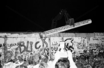 Berlin Mauerfall am Potsdamer Platz