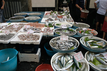 Marktstand in Neapel