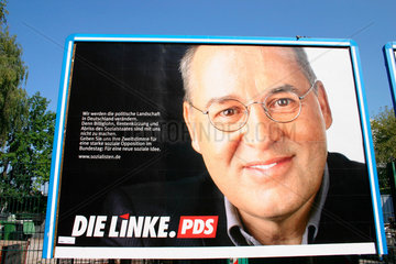 Berlin - Die Linke PDS Wahlplakat