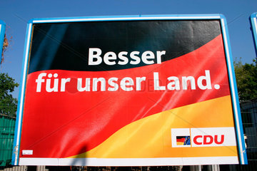 Berlin - CDU Wahlplakat