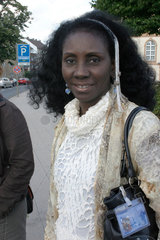 Die Modedesignerin Oumou Sy