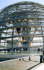 Blick auf dem Reichstagskuppel