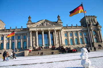 Winterlicher Reichstag