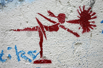 Berlin. Tanz Graffiti