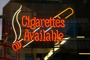 Cigarettes Available