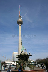 Berlin Fernsehturm am Alexander Platz