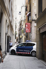 mossos d'esquadra in Barcelona