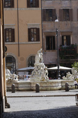 Brunnen auf dem Piazza Navona