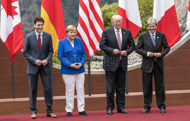 Trudeau + Merkel + Trump + Gentiloni