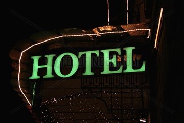 Hotel - Leuchtschild