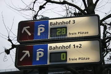 Parkhausleitsystem in Luzern