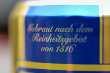 Bier Dose mit deutschem Export - Bier.