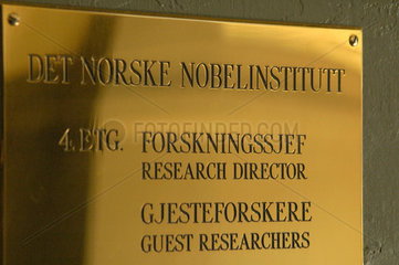 Nobelinstitut in Oslo (NOR).