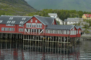 Restaurant in A auf den Lofoten  Norwegen.