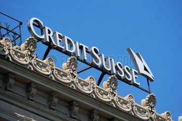 Credit Suisse Haupstsitz in Zuerich  Paradeplatz.