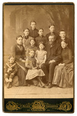 kinderreiche Familie  Osnabrueck  1880