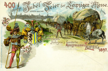 400jaehrige Jubelfeier der Leipziger Messe  1897