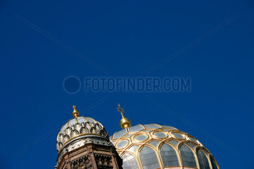 Berlin - Kuppel der Synagoge in die Oranienburgerstrasse