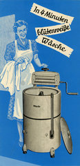 Waschmaschine von Miele  Werbung  1955