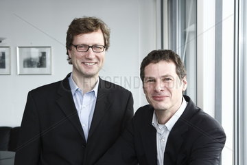 Spiegel-Chefredakteure Georg Mascolo und Mathias Mueller von Blumencron