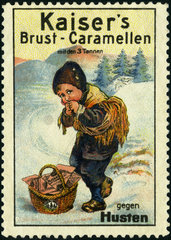 Werbung fuer Hustenmittel  1913