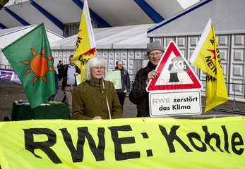 Hauptversammlung 2012 der RWE AG - Demonstration