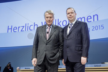Hauptversammlung 2015 der RWE AG - Peter Terium und Dr. Manfred Schneider