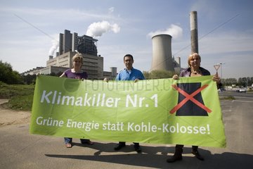 Auftaktaktion Klimaaktionstage von Buendnis 90/Die Gruenen in NRW