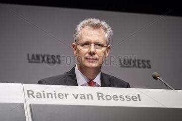 LANXESS AG - Hauptversammlung 2015  Dr. Rainier van Roessel