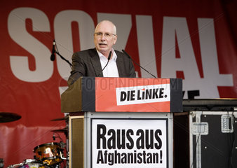 NRW Landtagswahlkampf - DIE LINKE NRW  Wolfgang Zimmermann