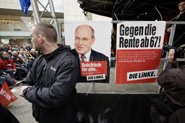 NRW Landtagswahlkampf - DIE LINKE