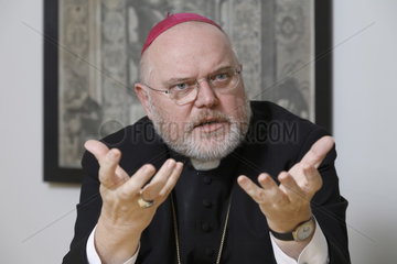 Bischof Dr. Reinhard Marx  Bischof von Trier und zukuenftiger Erzbischof von Muenchen und Freising
