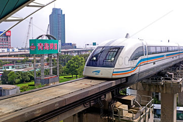 Magnetbahn in Shanghai