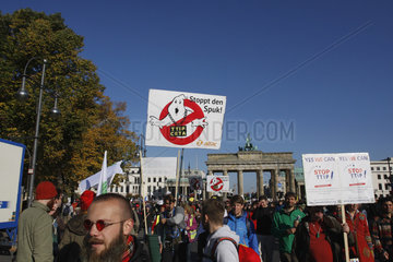 Demo gegen TTIP in Berlin