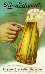 Pilsner Urquell  Werbung  1912