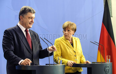 Poroschenko + Merkel
