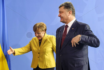 Merkel + Poroschenko