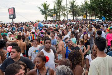 Strassen Karneval Rio de Janeiro