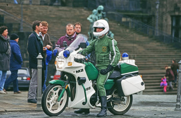 MZ-Polizeimotorrad