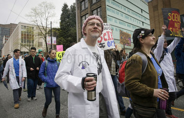 CANADA-VANCOUVER-MARCH FOR SCIENCE