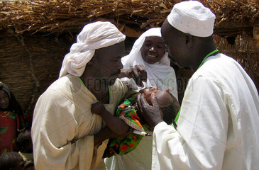 Fluechtlingscamp bei Abeche  Tschad