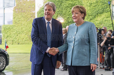 Gentiloni + Merkel